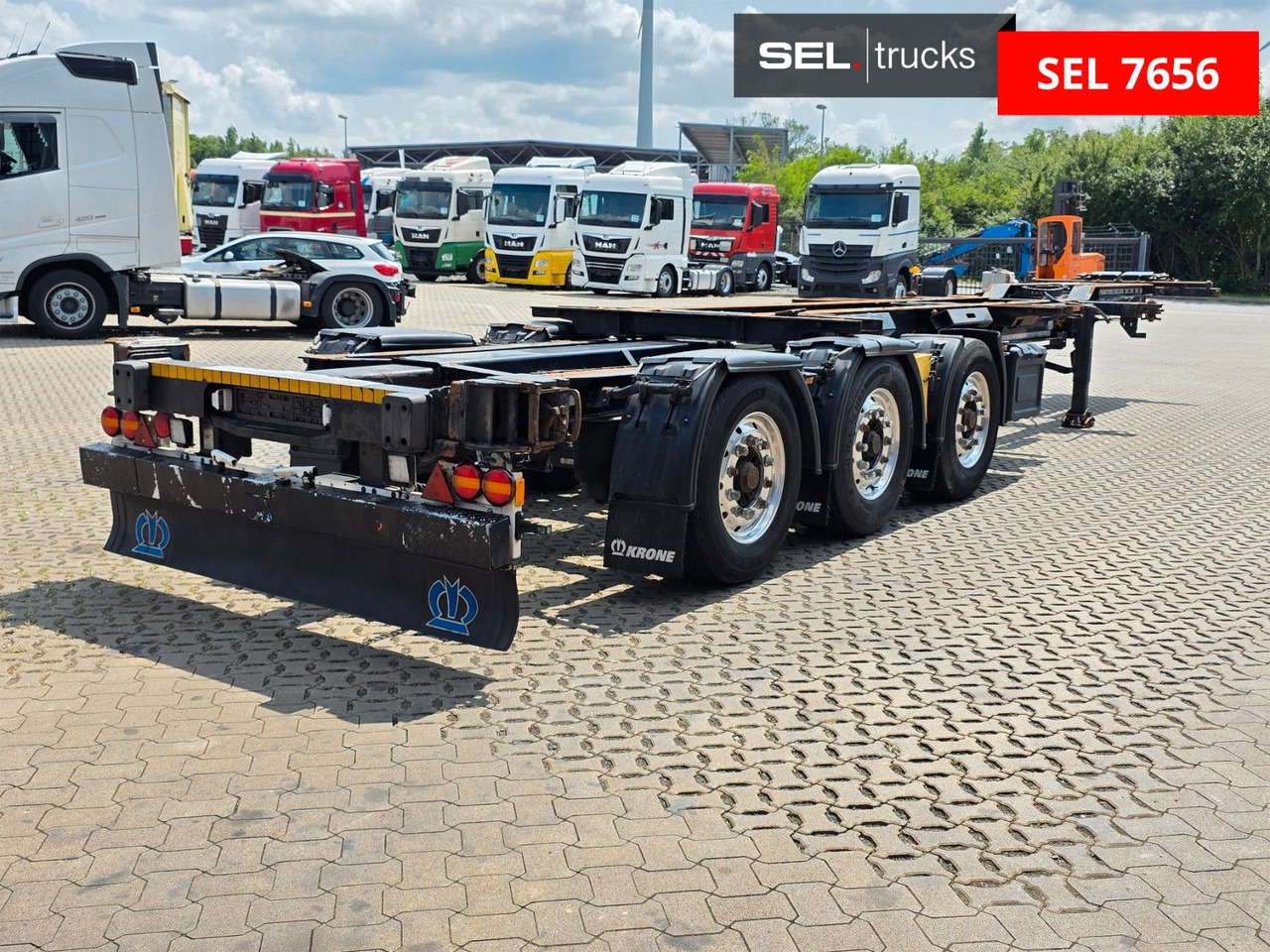 Krone SD / Teleskop / Alu-Felgen / Liftachse - Kontejnerska polprikolica/ Polprikolica z zamenljivim tovoriščem: slika 5 Krone SD / Teleskop / Alu-Felgen / Liftachse - Kontejnerska polprikolica/ Polprikolica z zamenljivim tovoriščem: slika 5
