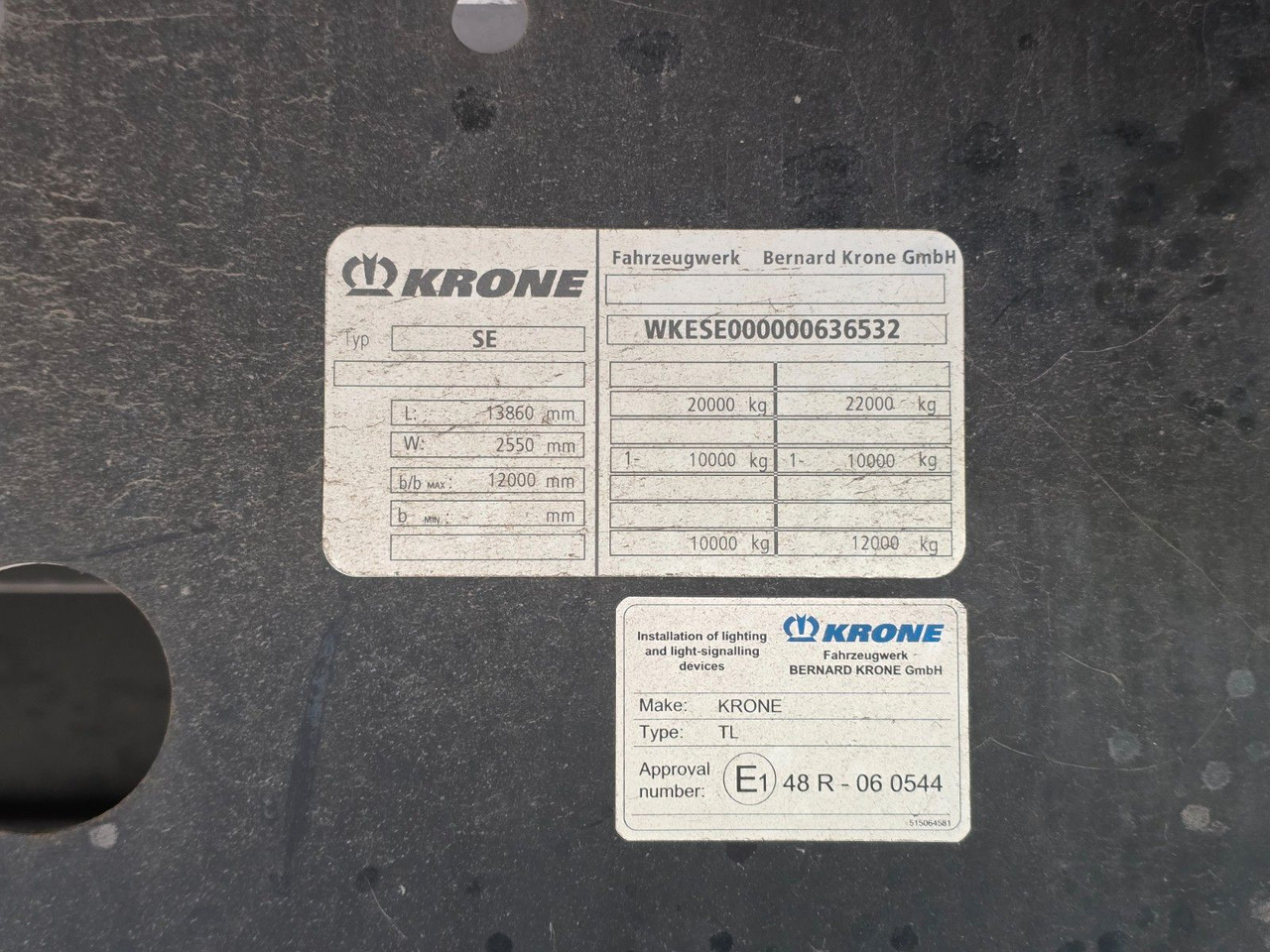 Polprikolica zabojnik Krone SE / Rolltor TRIDEC / Zwangslenkung: slika 32