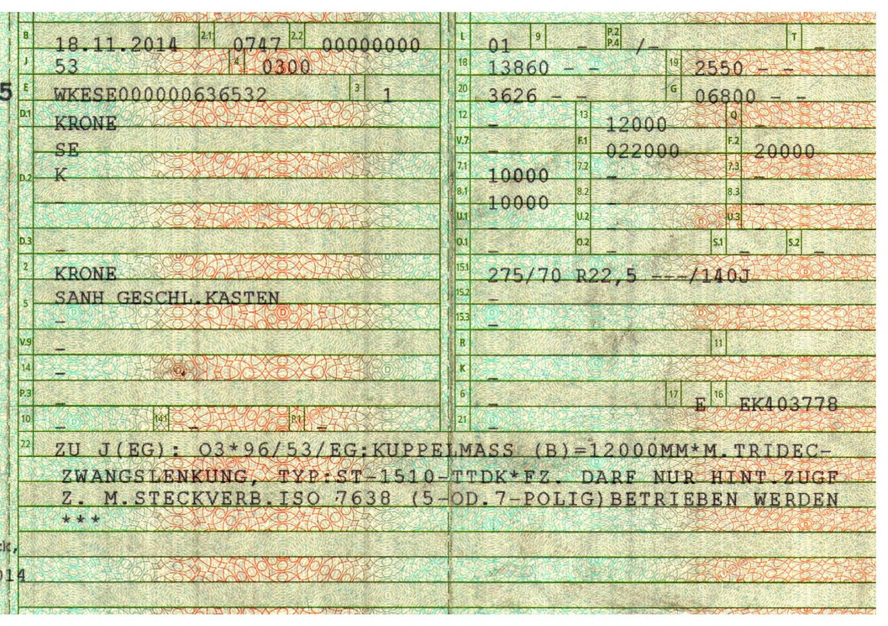 Polprikolica zabojnik Krone SE / Rolltor TRIDEC / Zwangslenkung: slika 35