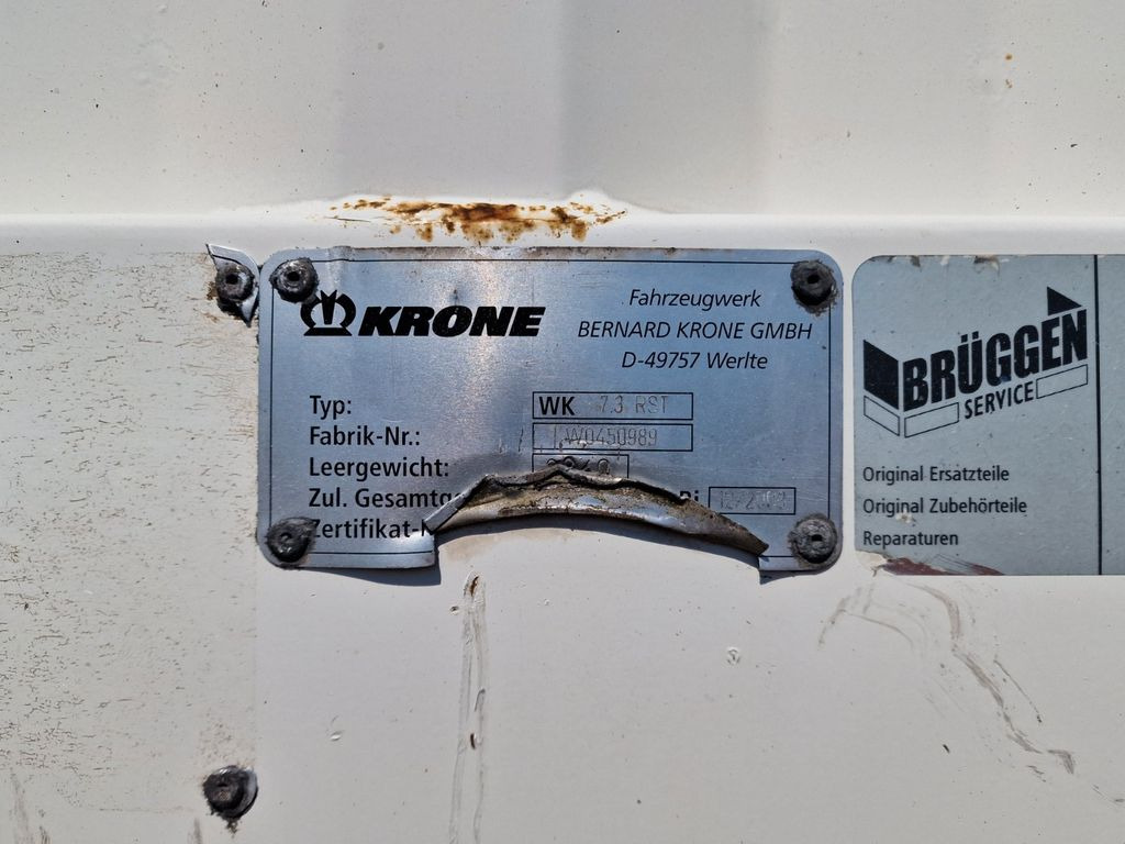 Zamenljivo tovorišče - zaboj Krone WK 7.3 RST: slika 16