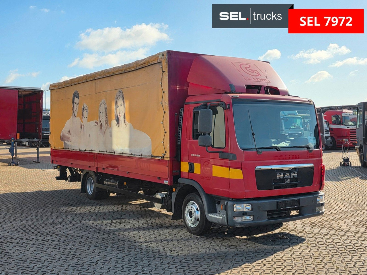 MAN TGL 8.180 4X2 BL / Ladebordwand / Rückfahrkamera - Dostavno vozilo s ponjavo: slika 3 MAN TGL 8.180 4X2 BL / Ladebordwand / Rückfahrkamera - Dostavno vozilo s ponjavo: slika 3