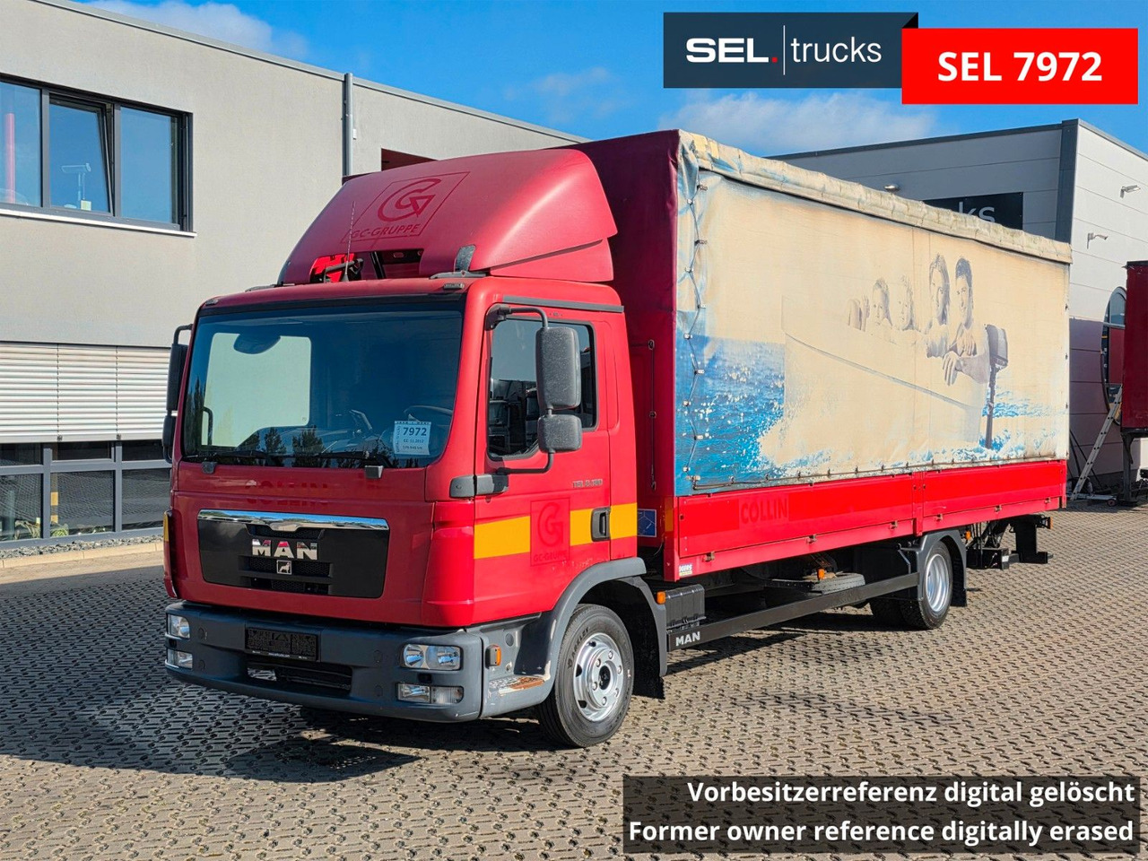 MAN TGL 8.180 4X2 BL / Ladebordwand / Rückfahrkamera - Dostavno vozilo s ponjavo: slika 1 MAN TGL 8.180 4X2 BL / Ladebordwand / Rückfahrkamera - Dostavno vozilo s ponjavo: slika 1