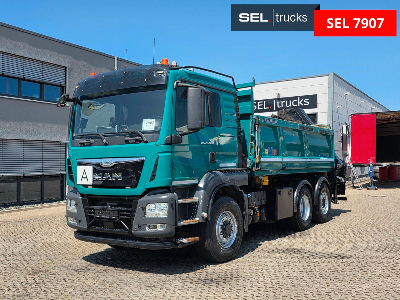 MAN TGS 28.480 6X4H-4 BL /HIAB /Fernbed. / Lenkachse - Tovornjak prekucnik, Tovornjak z dvigalom: slika 3 MAN TGS 28.480 6X4H-4 BL /HIAB /Fernbed. / Lenkachse - Tovornjak prekucnik, Tovornjak z dvigalom: slika 3
