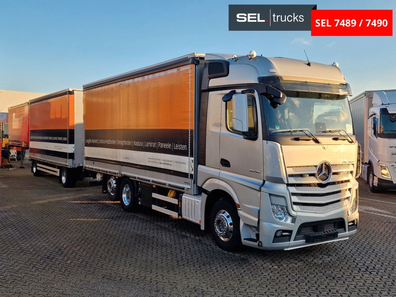 Mercedes-Benz Actros 2545 / KOMPLETT! / Alukappen / Standklima - Tovornjak s ponjavo: slika 3 Mercedes-Benz Actros 2545 / KOMPLETT! / Alukappen / Standklima - Tovornjak s ponjavo: slika 3