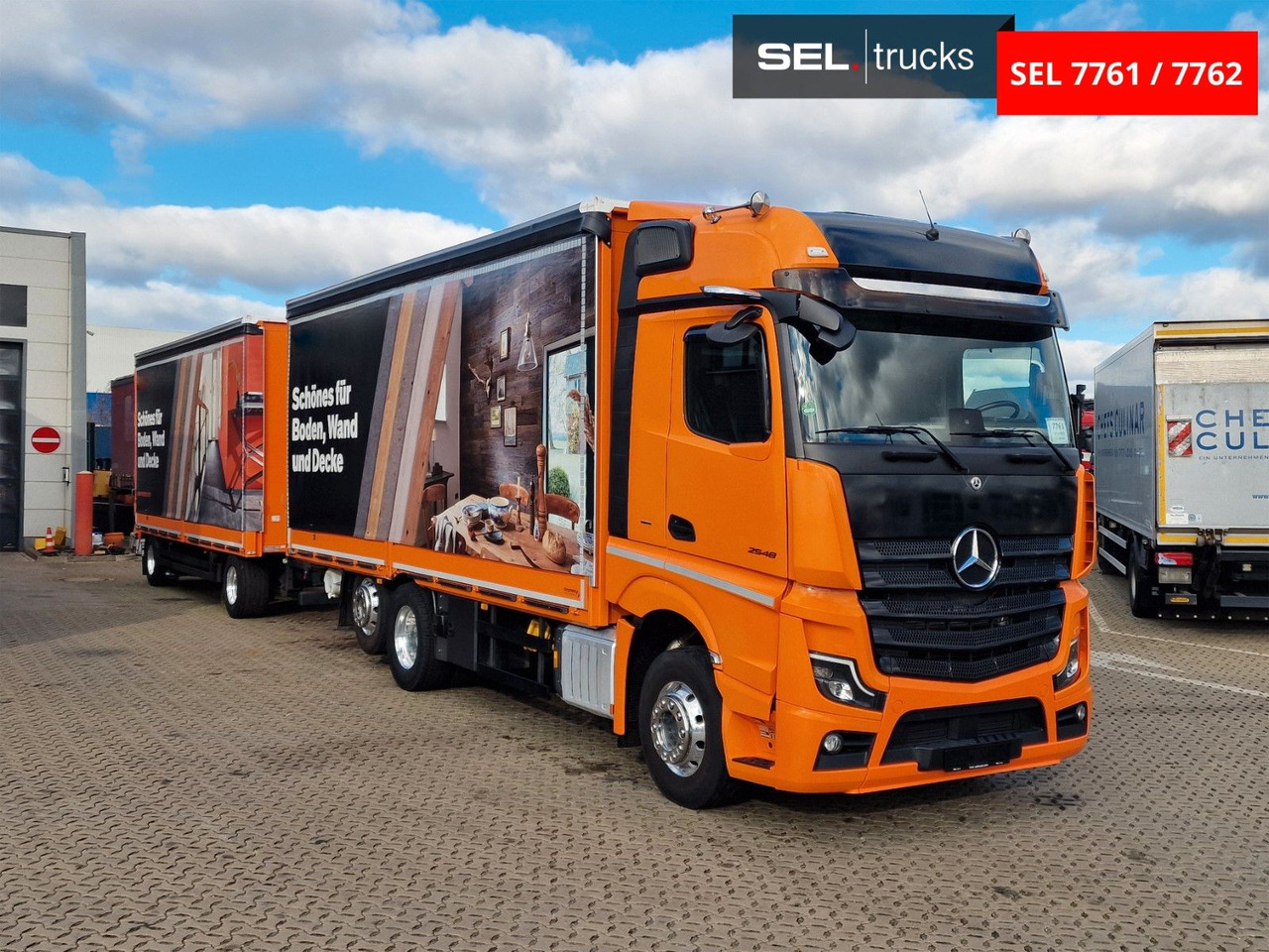 Mercedes-Benz Actros 2548 / Retarder / Euro 6E / Aluklappen - Tovornjak s ponjavo: slika 3 Mercedes-Benz Actros 2548 / Retarder / Euro 6E / Aluklappen - Tovornjak s ponjavo: slika 3
