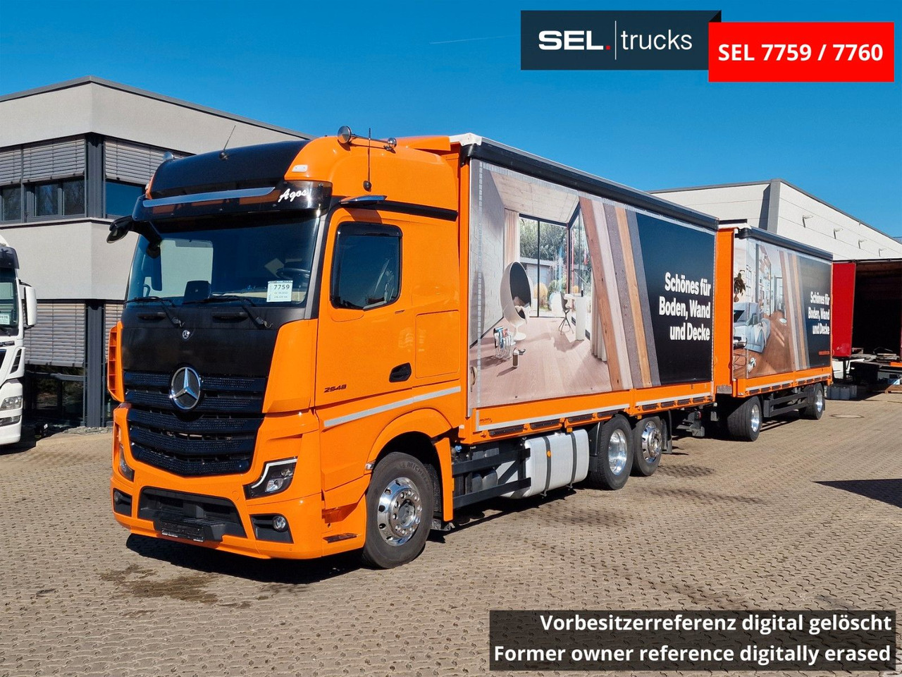 Mercedes-Benz Actros 2548 / Retarder / Euro 6E / Aluklappen - Tovornjak s ponjavo: slika 1 Mercedes-Benz Actros 2548 / Retarder / Euro 6E / Aluklappen - Tovornjak s ponjavo: slika 1