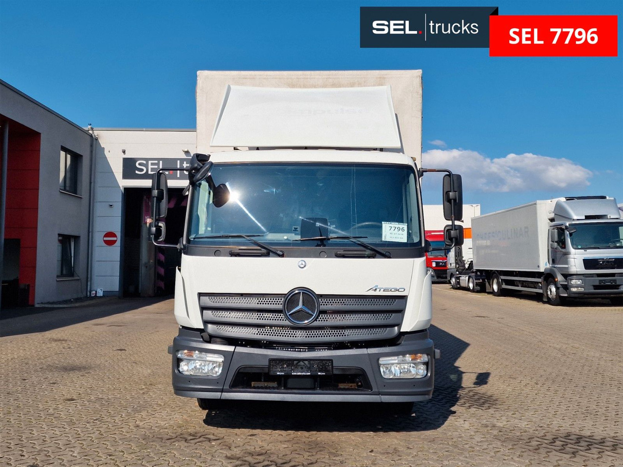 Mercedes-Benz Atego 1221 / Ladebordwand - Tovornjak s ponjavo: slika 2 Mercedes-Benz Atego 1221 / Ladebordwand - Tovornjak s ponjavo: slika 2