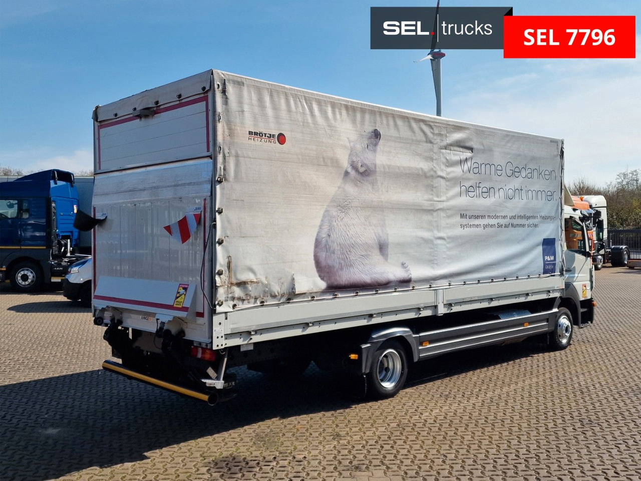 Mercedes-Benz Atego 1221 / Ladebordwand - Tovornjak s ponjavo: slika 5 Mercedes-Benz Atego 1221 / Ladebordwand - Tovornjak s ponjavo: slika 5
