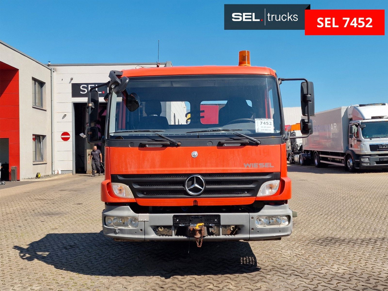 Mercedes-Benz KAMAG WBH 25 / Umsetzer / Wiesel / Rangierer - Kontejnerski tovornjak/ Tovornjak z zamenljivim tovoriščem: slika 2 Mercedes-Benz KAMAG WBH 25 / Umsetzer / Wiesel / Rangierer - Kontejnerski tovornjak/ Tovornjak z zamenljivim tovoriščem: slika 2