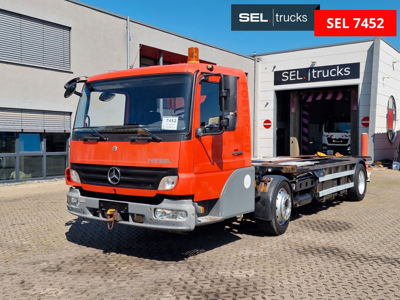 Mercedes-Benz KAMAG WBH 25 / Umsetzer / Wiesel / Rangierer - Kontejnerski tovornjak/ Tovornjak z zamenljivim tovoriščem: slika 1 Mercedes-Benz KAMAG WBH 25 / Umsetzer / Wiesel / Rangierer - Kontejnerski tovornjak/ Tovornjak z zamenljivim tovoriščem: slika 1