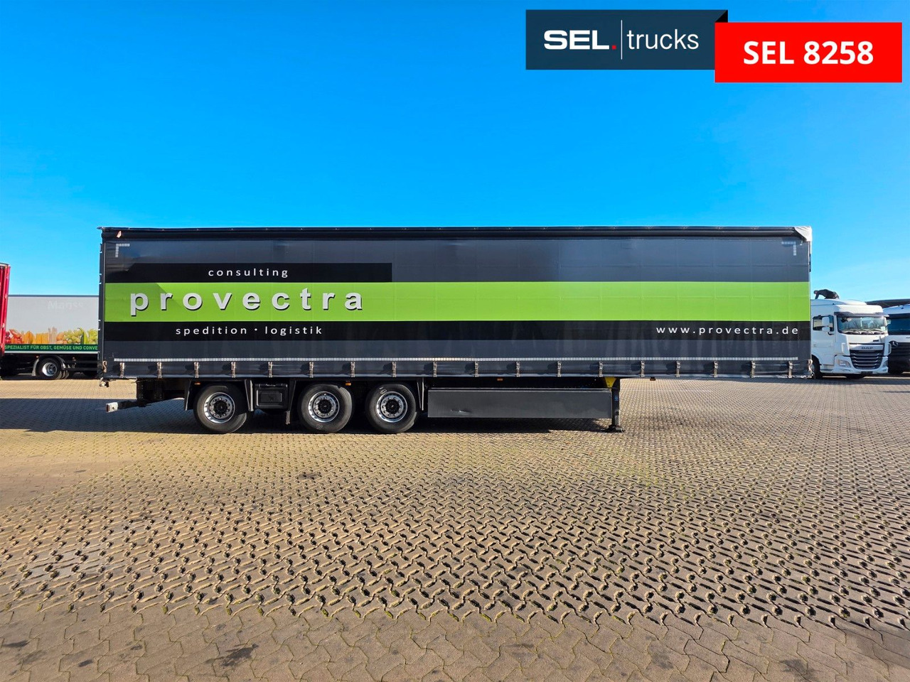 Schmitz Cargobull SCS 24/L / Palettenk. / Staplerh. / Lenkachse - Polprikolica s ponjavo: slika 4 Schmitz Cargobull SCS 24/L / Palettenk. / Staplerh. / Lenkachse - Polprikolica s ponjavo: slika 4