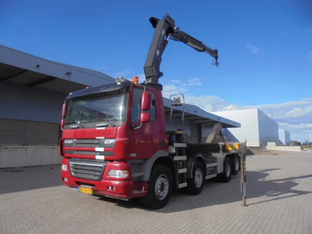 DAF CF 85 410 8X2 + 30T HAAK NL TRUCK - Kotalni prekucni tovornjak, Tovornjak z dvigalom: slika 1 DAF CF 85 410 8X2 + 30T HAAK NL TRUCK - Kotalni prekucni tovornjak, Tovornjak z dvigalom: slika 1