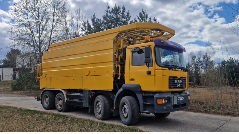 MAN 35.464 channel cleaner, 8x4 full spring, manual - Vakuumski tovornjak: slika 2 MAN 35.464 channel cleaner, 8x4 full spring, manual - Vakuumski tovornjak: slika 2