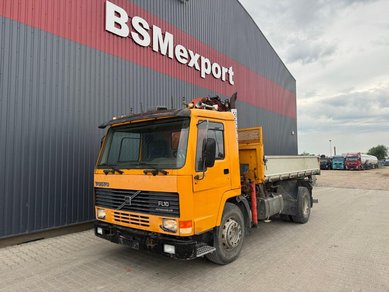 Volvo FL 10 + Palfinger PK 105 B - 3 - Tovornjak prekucnik, Tovornjak z dvigalom: slika 1 Volvo FL 10 + Palfinger PK 105 B - 3 - Tovornjak prekucnik, Tovornjak z dvigalom: slika 1