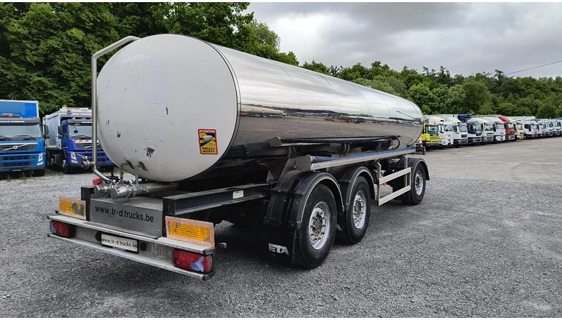 ETA 17500 L INSULATED INOX TANK - 1 COMP - Prikolica cisterna: slika 2 ETA 17500 L INSULATED INOX TANK - 1 COMP - Prikolica cisterna: slika 2