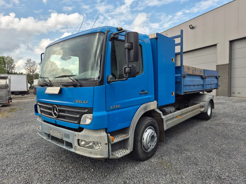 Mercedes-Benz Atego 1218 HOOK SYSTEM + CONTAINER INCLUDED (!) - Kotalni prekucni tovornjak: slika 1 Mercedes-Benz Atego 1218 HOOK SYSTEM + CONTAINER INCLUDED (!) - Kotalni prekucni tovornjak: slika 1