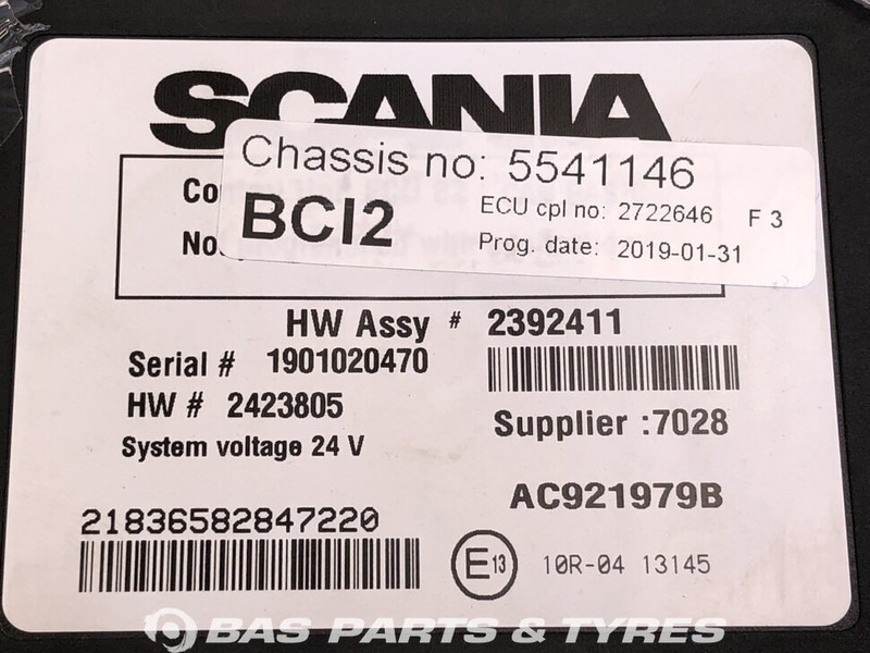 Scania - Električni sistem za Tovornjak: slika 3 Scania - Električni sistem za Tovornjak: slika 3