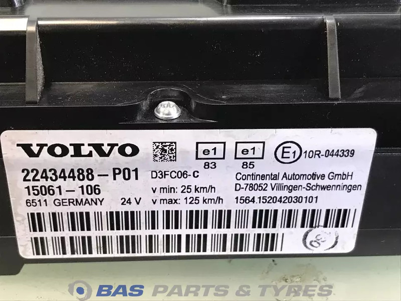 Volvo FE Euro 6 - Armaturna plošča za Tovornjak: slika 3 Volvo FE Euro 6 - Armaturna plošča za Tovornjak: slika 3