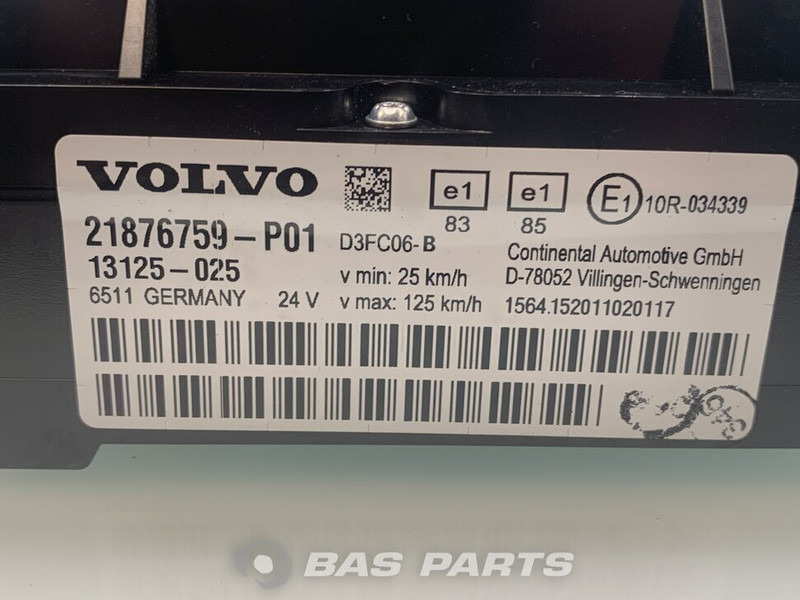 Volvo FL Euro 6 - Armaturna plošča za Tovornjak: slika 3 Volvo FL Euro 6 - Armaturna plošča za Tovornjak: slika 3