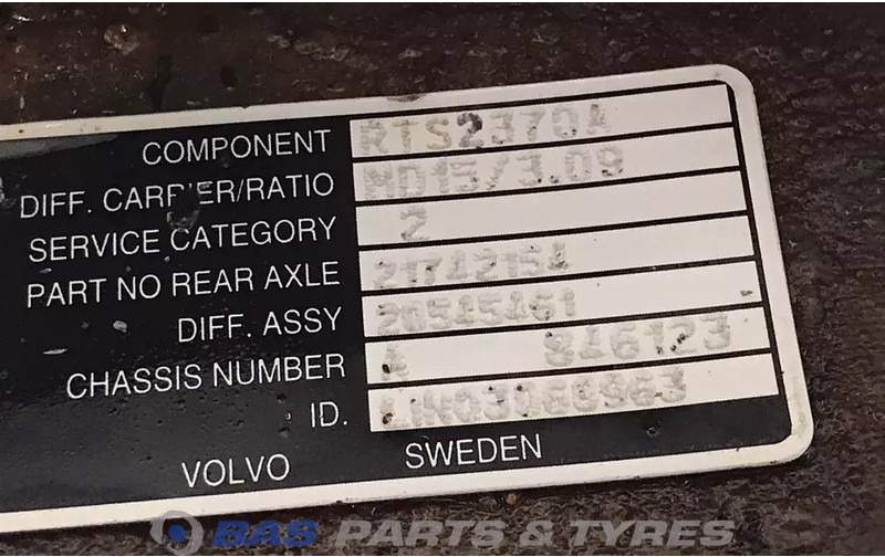 Diferencialni menjalnik za Tovornjak Volvo: slika 8 Diferencialni menjalnik za Tovornjak Volvo: slika 8