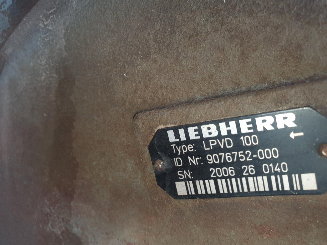 LIEBHERR LPVD100 - Hidravlična črpalka za Gradbeni stroj: slika 3 LIEBHERR LPVD100 - Hidravlična črpalka za Gradbeni stroj: slika 3