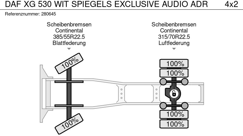 DAF XG 530 WIT SPIEGELS EXCLUSIVE AUDIO ADR - Vlačilec: slika 2 DAF XG 530 WIT SPIEGELS EXCLUSIVE AUDIO ADR - Vlačilec: slika 2