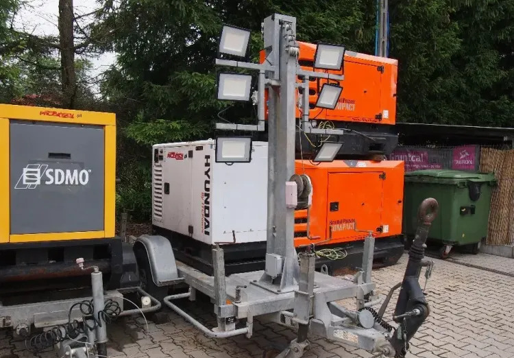 Agregat prądotwórczy Hiunday maszt oświetleniowy - Generator: slika 2 Agregat prądotwórczy Hiunday maszt oświetleniowy - Generator: slika 2