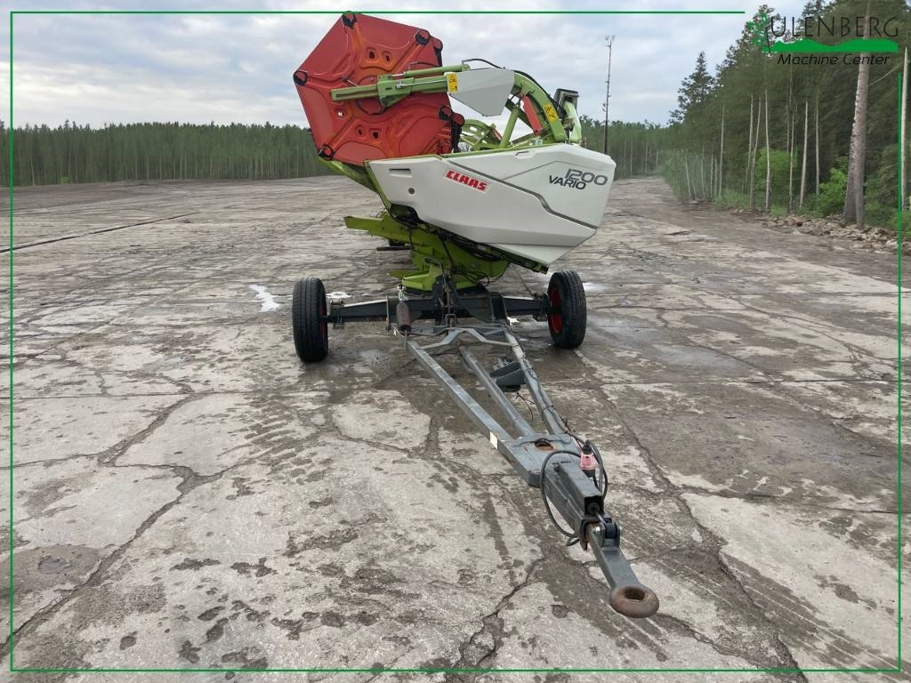 Priključek za kombajn Claas Vario 1200 + wózek transportowy: slika 9