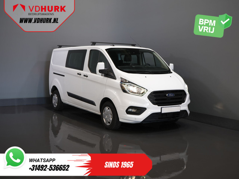 Ford Transit Custom 2.0 TDCI L2 Trend DC Dubbel Cabine BPM VRIJ! Stoelverw./ Carplay/ 2.7t Trekverm./ Navi/ PDC/ Cruise - Mali kombi, Dostavno vozilo z dvojno kabino: slika 1 Ford Transit Custom 2.0 TDCI L2 Trend DC Dubbel Cabine BPM VRIJ! Stoelverw./ Carplay/ 2.7t Trekverm./ Navi/ PDC/ Cruise - Mali kombi, Dostavno vozilo z dvojno kabino: slika 1