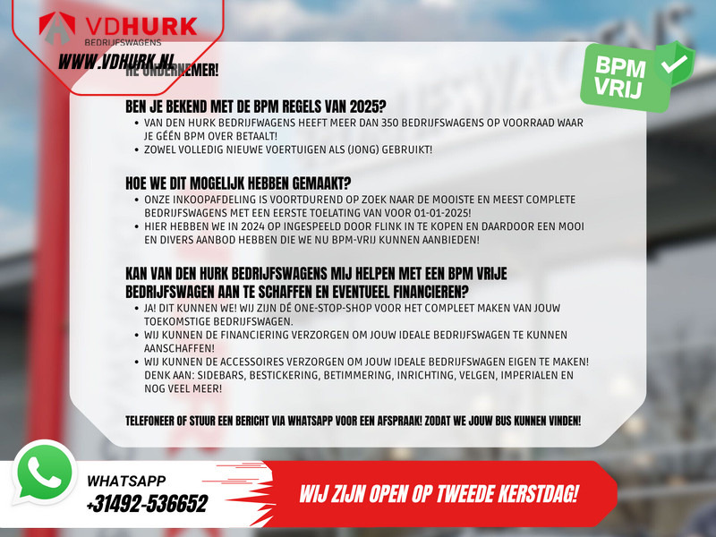 Minibus, Potniški kombi Mercedes-Benz Sprinter 313 2.2 CDI Aut. L2H2 € 9.922 Incl. BTW EXPORT Combi/ 9 Persoons/ Kombi/ 9P/ Airco/ Rolstoellift/ Electr. deur/ APK 9-2026: slika 8