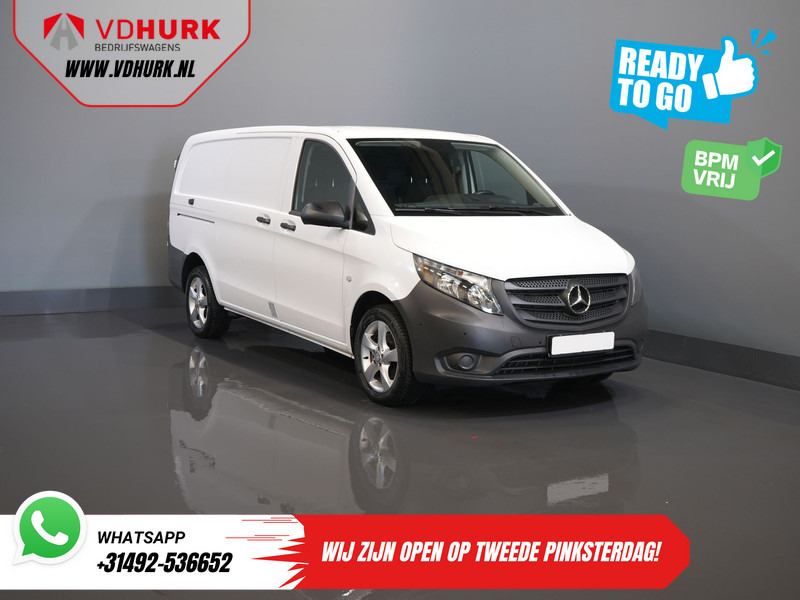Mercedes-Benz Vito 114 CDI L2 BPM VRIJ! 270gr. Deuren/ Stoelverw./ Navi/ Carplay/ PDC/ Cruise/ Airco - Furgon: slika 1 Mercedes-Benz Vito 114 CDI L2 BPM VRIJ! 270gr. Deuren/ Stoelverw./ Navi/ Carplay/ PDC/ Cruise/ Airco - Furgon: slika 1