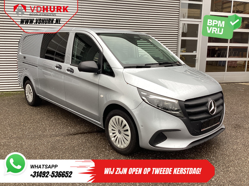 Mercedes-Benz Vito 116 CDI Aut. L3 DC Dubbel Cabine BPM VRIJ! 6 Pers./ 2xSchuifdeur/ LED/ Stoelverw./ 270Gr. Deuren/ Carplay/ Camera/ Cruise/ Trekh - Furgon, Dostavno vozilo z dvojno kabino: slika 1 Mercedes-Benz Vito 116 CDI Aut. L3 DC Dubbel Cabine BPM VRIJ! 6 Pers./ 2xSchuifdeur/ LED/ Stoelverw./ 270Gr. Deuren/ Carplay/ Camera/ Cruise/ Trekh - Furgon, Dostavno vozilo z dvojno kabino: slika 1
