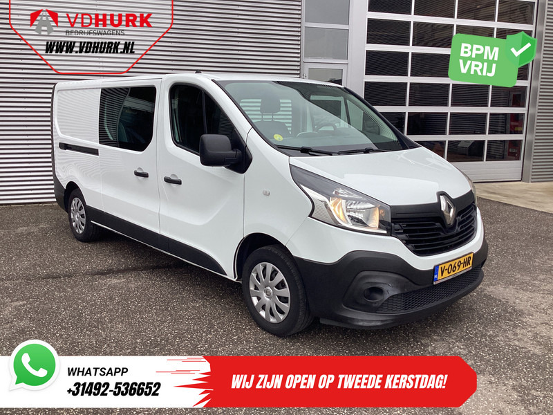 Renault Trafic 1.6 dCi 125 pk E6 L2 DC Dubbel Cabine BPM VRIJ NL Auto/ Camera/ Cruise/ Navi/ Airco/ Trekhaak - Mali kombi, Dostavno vozilo z dvojno kabino: slika 1 Renault Trafic 1.6 dCi 125 pk E6 L2 DC Dubbel Cabine BPM VRIJ NL Auto/ Camera/ Cruise/ Navi/ Airco/ Trekhaak - Mali kombi, Dostavno vozilo z dvojno kabino: slika 1