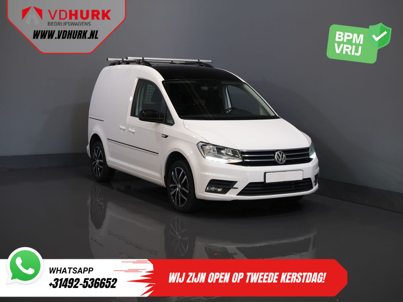 Volkswagen Caddy 2.0 TDI 100 pk DSG Aut. BPM VRIJ! Edition 35 Carplay/ Stoelverw./ Standkachel/ Cruise/ Airco/ PDC/ LMV/ Dakdragers/ Trekhaak/ In - Furgon: slika 1 Volkswagen Caddy 2.0 TDI 100 pk DSG Aut. BPM VRIJ! Edition 35 Carplay/ Stoelverw./ Standkachel/ Cruise/ Airco/ PDC/ LMV/ Dakdragers/ Trekhaak/ In - Furgon: slika 1
