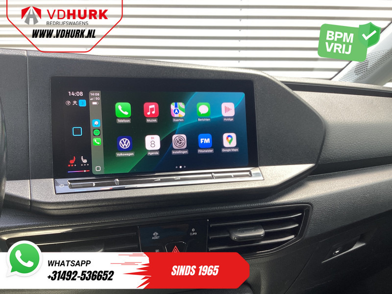 Mali kombi Volkswagen Caddy Cargo Maxi 2.0 TDI 125 pk DSG Aut. Black Edition BPM VRIJ! LED/ Adapt.Cruise/ Leder/ Standkachel/ Stoelverw./ Navi/ Carplay/ Camera/ PDC/ L: slika 13