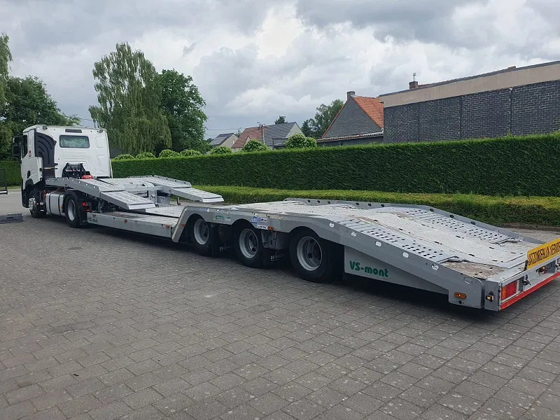 Polprikolica avtotransporter VS MONT VSAT02  -Belgische Trailer - Truck transporter: slika 1