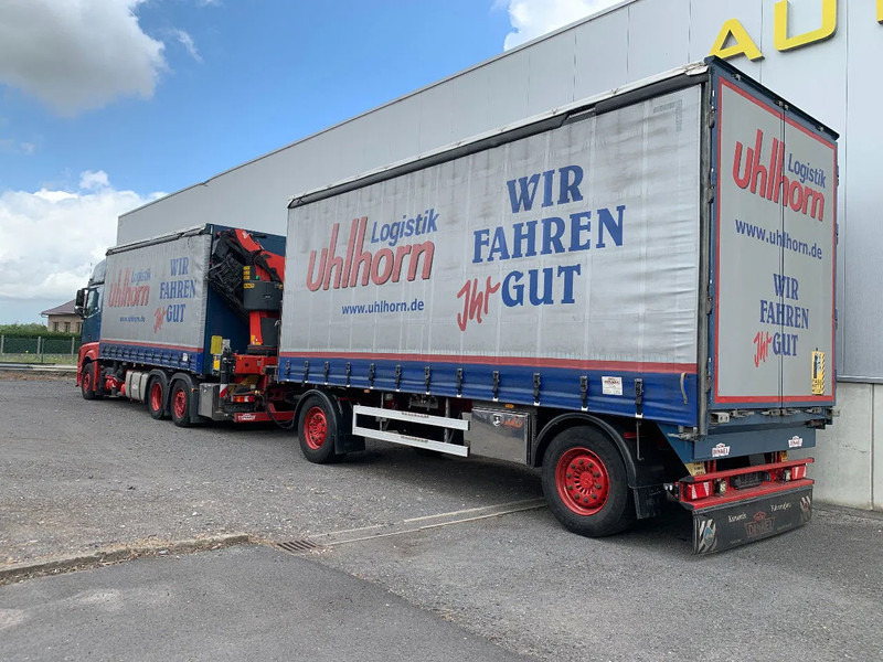 Mercedes-Benz Actros 2548 6X2 + Aanhanger*Palfinger crane*Cruise control*Airco* - Tovornjak s ponjavo, Tovornjak z dvigalom: slika 2 Mercedes-Benz Actros 2548 6X2 + Aanhanger*Palfinger crane*Cruise control*Airco* - Tovornjak s ponjavo, Tovornjak z dvigalom: slika 2
