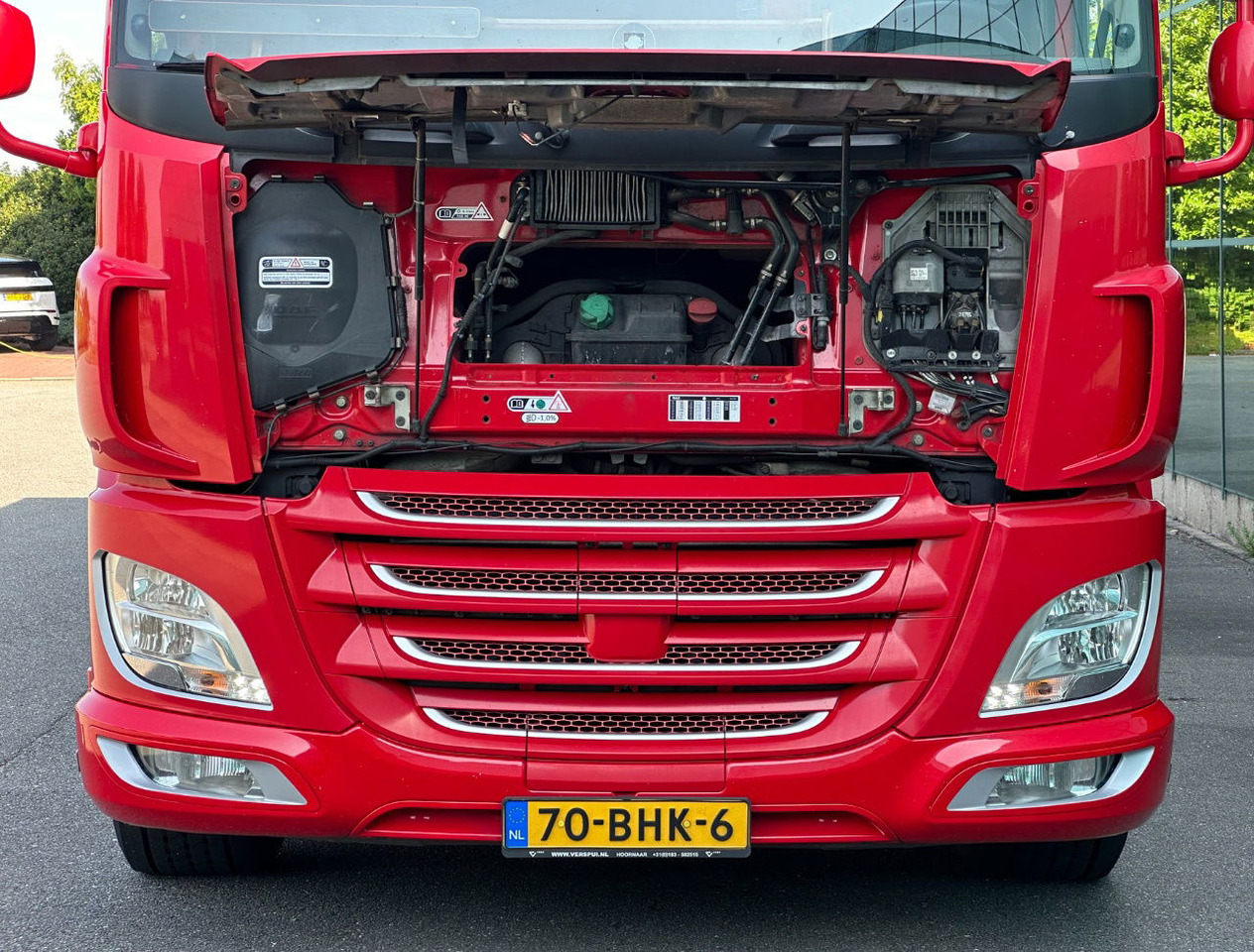 Tovornjak zabojnik DAF CF 290 FA Space CAB Hardhouten Vloer 2500 KG Klep Nieuw Staat: slika 26