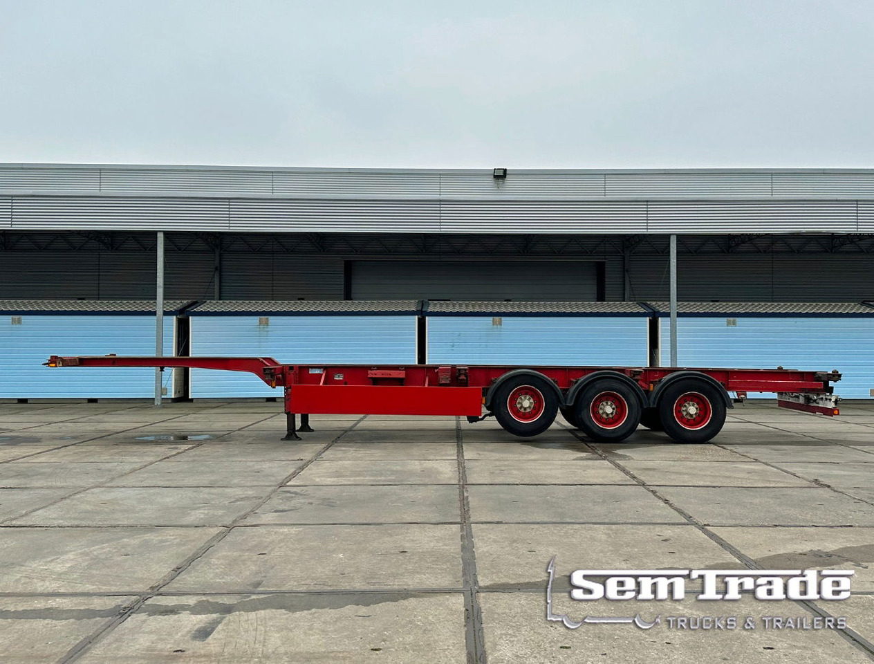 Diversen 3 Axle Chassis BPW AxleS LIFTAxle TOP Condition NL Trailer - Kontejnerska polprikolica/ Polprikolica z zamenljivim tovoriščem: slika 1 Diversen 3 Axle Chassis BPW AxleS LIFTAxle TOP Condition NL Trailer - Kontejnerska polprikolica/ Polprikolica z zamenljivim tovoriščem: slika 1