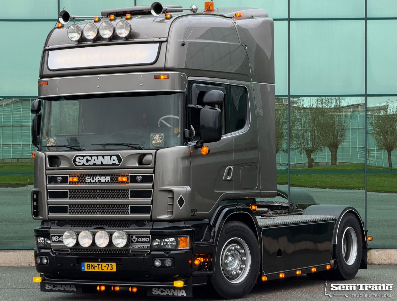 Scania R164-480 V8 King Retarder Manual Gearbox Showtruck Completely Rebuild Unique Condition - Vlačilec: slika 1 Scania R164-480 V8 King Retarder Manual Gearbox Showtruck Completely Rebuild Unique Condition - Vlačilec: slika 1