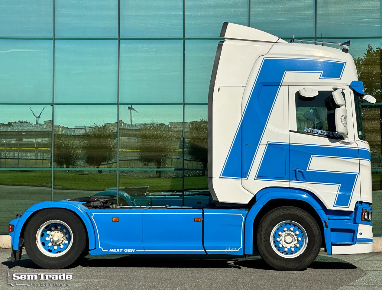 Scania R450 NGS Full AIR Retarder Full Spoiler 2X Tanks Super Condition Belgium-Truck - Vlačilec: slika 5 Scania R450 NGS Full AIR Retarder Full Spoiler 2X Tanks Super Condition Belgium-Truck - Vlačilec: slika 5