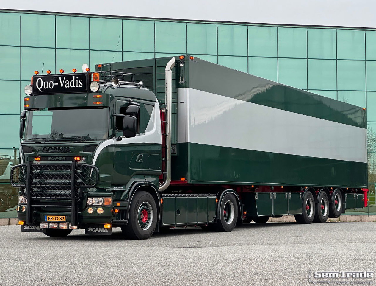 Scania R500 V8 Analogue Tacho 779.000 KM Show Truck Special Interior + Special VAN Beurden Frigo Trailer - Vlačilec: slika 1 Scania R500 V8 Analogue Tacho 779.000 KM Show Truck Special Interior + Special VAN Beurden Frigo Trailer - Vlačilec: slika 1