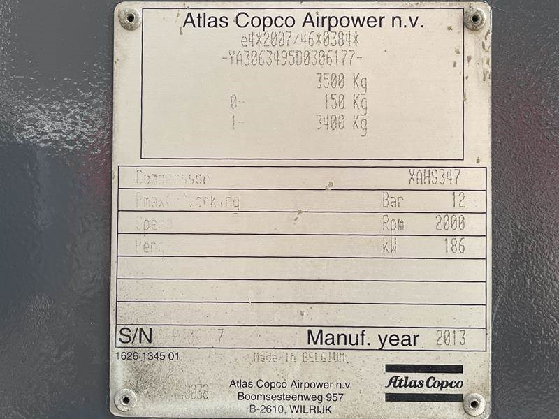 Atlas-Copco XAHS 347 CD - N - Zračni kompresor: slika 5 Atlas-Copco XAHS 347 CD - N - Zračni kompresor: slika 5