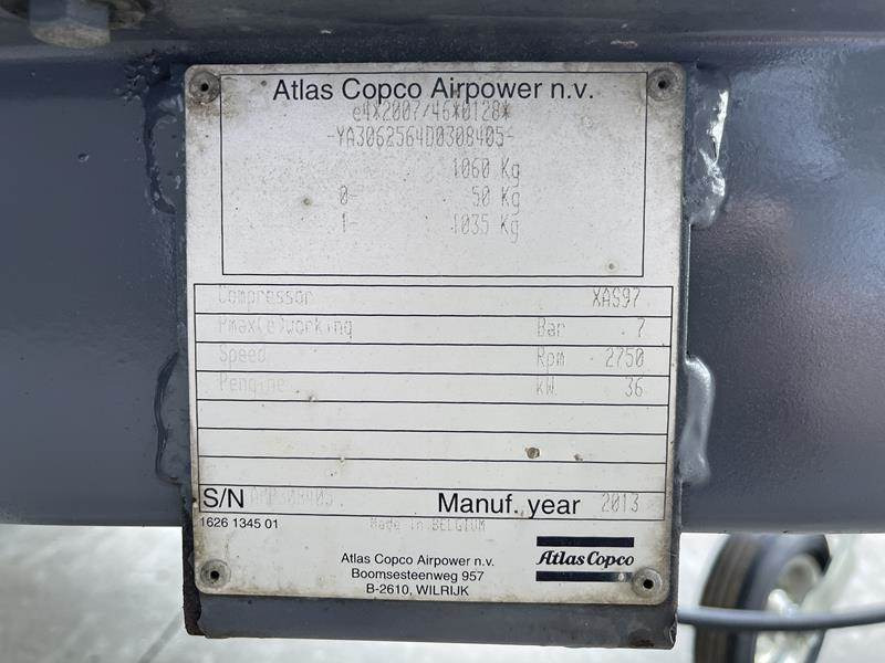 Atlas-Copco XAS 97 DD - N - Zračni kompresor: slika 5 Atlas-Copco XAS 97 DD - N - Zračni kompresor: slika 5