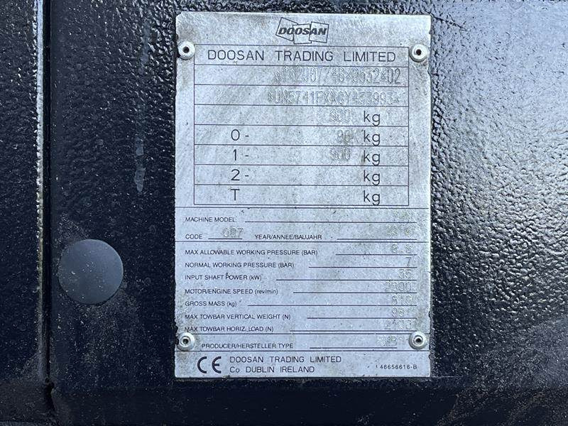 Doosan 7 / 41 - N - Zračni kompresor: slika 4 Doosan 7 / 41 - N - Zračni kompresor: slika 4
