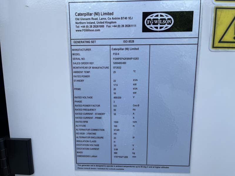 FG Wilson P 22 - 6 - Generator: slika 4 FG Wilson P 22 - 6 - Generator: slika 4
