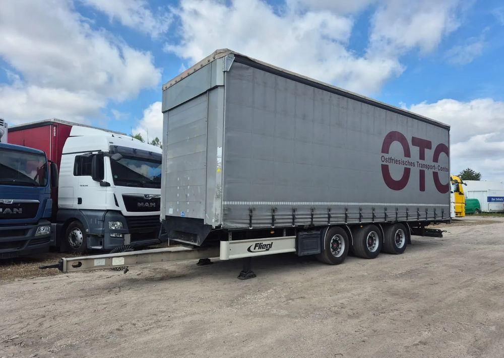 Fliegl Tandem 3 osie - Prikolica s ponjavo: slika 1 Fliegl Tandem 3 osie - Prikolica s ponjavo: slika 1