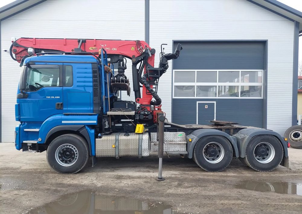 MAN TGS 26-480 6x4 do drewna PALFINGER Epsilon S 270L83 - Vlačilec: slika 2 MAN TGS 26-480 6x4 do drewna PALFINGER Epsilon S 270L83 - Vlačilec: slika 2