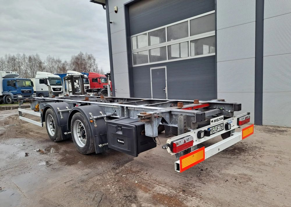 Wielton Przyczepa tandem - Kontejnerska prikolica/ Prikolica z zamenljivim tovoriščem: slika 1 Wielton Przyczepa tandem - Kontejnerska prikolica/ Prikolica z zamenljivim tovoriščem: slika 1