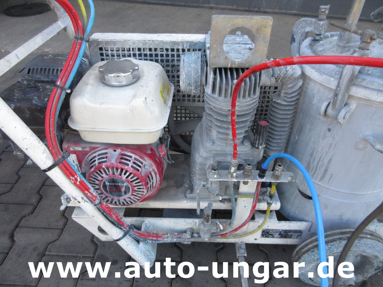 Hofmann H5-1 Straßenmarkierungsmaschine Roadmarking Machine Graco Markiermaschine - Stroj za asfalterska dela: slika 4 Hofmann H5-1 Straßenmarkierungsmaschine Roadmarking Machine Graco Markiermaschine - Stroj za asfalterska dela: slika 4
